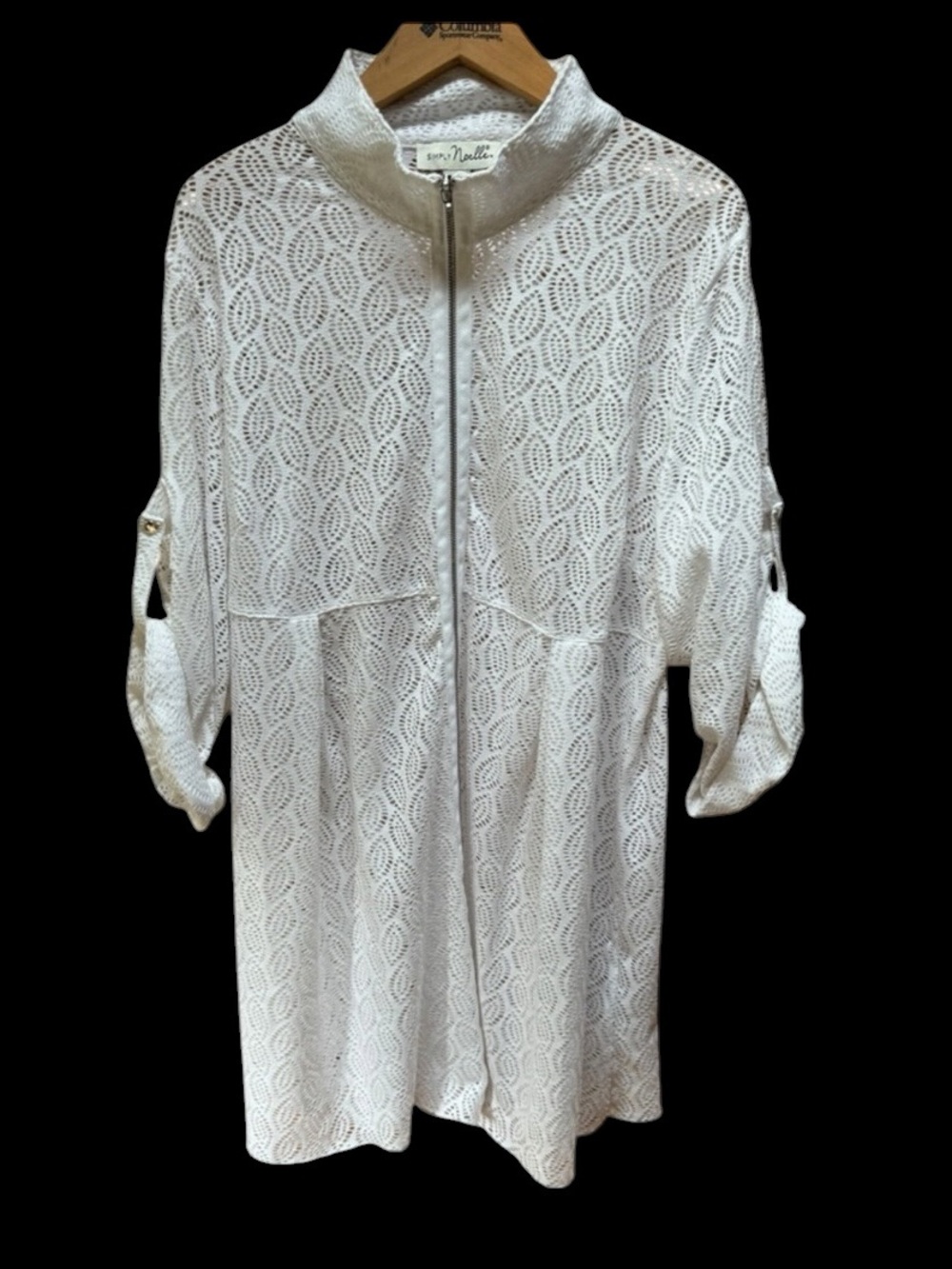 NWOT Simply Noelle Zip Up Swimsuit Cover Up